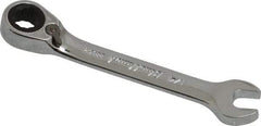 Blackhawk by Proto - 1/4" 12 Point Combination Wrench - 15° Head Angle, 3-3/32" OAL, Steel, Chrome Finish - Best Tool & Supply