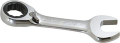 Blackhawk by Proto - 11/16" 12 Point Combination Wrench - 15° Head Angle, 5" OAL, Steel, Chrome Finish - Best Tool & Supply