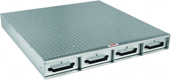 Jobox - 48" Wide x 6" High x 50" Deep Utility Chest - Fits Van Floor or Truck Bed - Best Tool & Supply