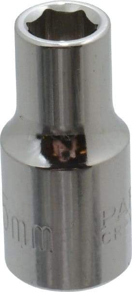 Paramount - 1/4" Drive, Standard Hand Socket - 6 Points, 15/16" OAL, Steel, Chrome Finish - Best Tool & Supply