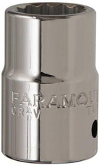 Paramount - 3/4" Drive, Standard Hand Socket - 12 Points, 2" OAL, Steel, Chrome Finish - Best Tool & Supply