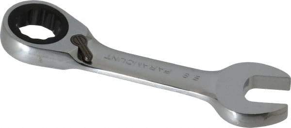 Paramount - 5/8" 12 Point Offset Combination Wrench - 15° Offset Angle, 4-7/8" OAL, Chrome Vanadium Steel, Polished Finish - Best Tool & Supply