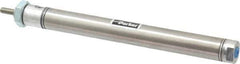 Parker - 4" Stroke x 9/16" Bore Double Acting Air Cylinder - 10-32 Port, 10-32 Rod Thread, 250 Max psi, 14 to 140°F - Best Tool & Supply