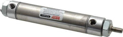 Parker - 3" Stroke x 1-1/16" Bore Double Acting Air Cylinder - 1/8 Port, 5/16-24 Rod Thread, 250 Max psi, 14 to 140°F - Best Tool & Supply