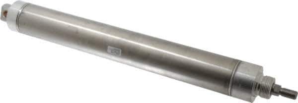 Parker - 12" Stroke x 2" Bore Double Acting Air Cylinder - 1/4 Port, 1/2-20 Rod Thread, 250 Max psi, 14 to 140°F - Best Tool & Supply