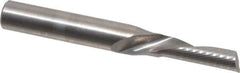 Onsrud - 3/16" Cutting Diam x 5/8" Length of Cut, 1 Flute, Downcut Spiral Router Bit - Uncoated, Right Hand Cut, Solid Carbide, 2" OAL x 1/4" Shank Diam, Single Edge, 22° Helix Angle - Best Tool & Supply