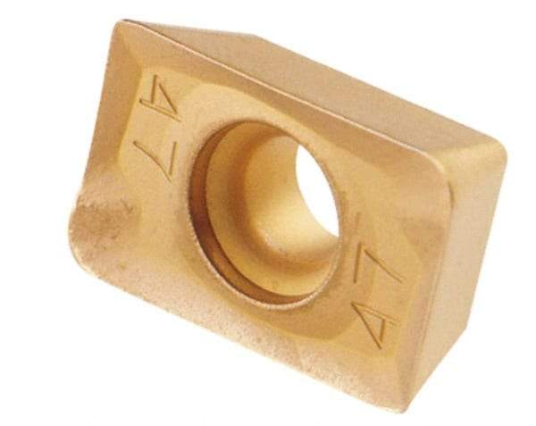 Kennametal - APHT1604 42 Grade X500 Carbide Milling Insert - TiN/TiC/TiN Finish, 0.187" Thick - Best Tool & Supply