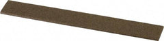 Norton - 4" Long x 1/2" Wide x 1/16" Thick, Aluminum Oxide Sharpening Stone - Taper, Coarse Grade - Best Tool & Supply