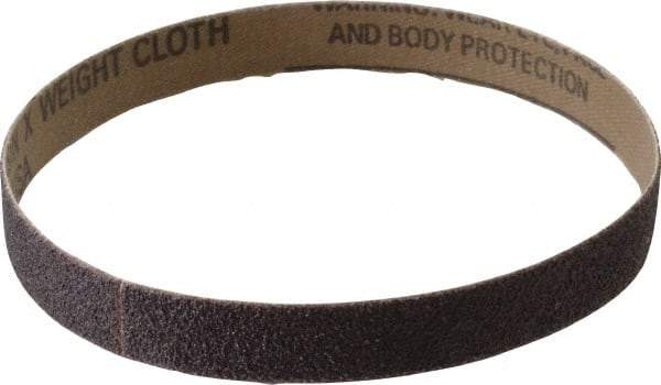 Tru-Maxx - 1/2" Wide x 12" OAL, 60 Grit, Aluminum Oxide Abrasive Belt - Aluminum Oxide, Medium, Coated - Best Tool & Supply