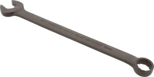 Proto - 18mm 12 Point Combination Wrench - 15° Offset Angle, 10-1/2" OAL, Steel, Black Finish - Best Tool & Supply