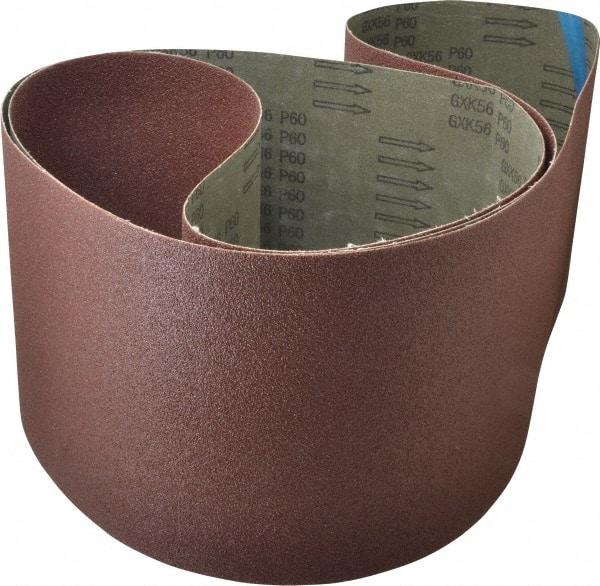 Tru-Maxx - 8" Wide x 107" OAL, 60 Grit, Aluminum Oxide Abrasive Belt - Aluminum Oxide, Medium, Coated - Best Tool & Supply