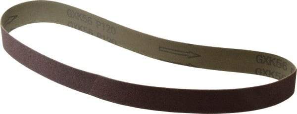 Tru-Maxx - 1" Wide x 24" OAL, 120 Grit, Aluminum Oxide Abrasive Belt - Aluminum Oxide, Fine, Coated - Best Tool & Supply