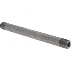 Made in USA - Schedule 80, 1/8" Diam x 4-1/2" Long Black Pipe Nipple - Threaded - Best Tool & Supply