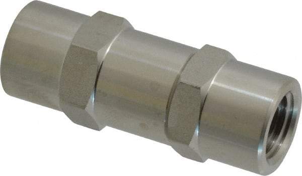 Ham-Let - 1/4" Stainless Steel Check Valve - Inline, FNPT x FNPT, 3,000 WOG - Best Tool & Supply