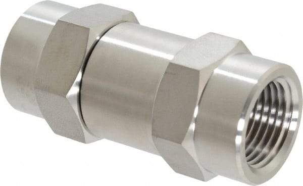 Ham-Let - 3/8" Stainless Steel Check Valve - Inline, FNPT x FNPT, 3,000 WOG - Best Tool & Supply