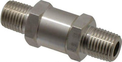 Ham-Let - 1/4" Stainless Steel Check Valve - Inline, MNPT x MNPT, 3,000 WOG - Best Tool & Supply