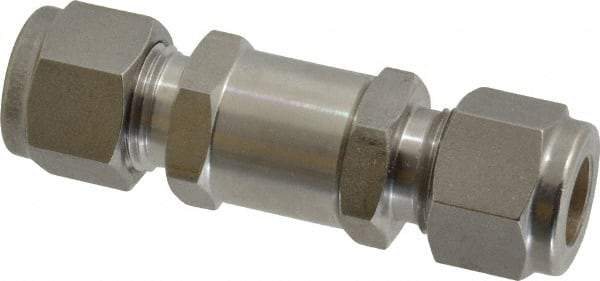 Ham-Let - 3/8" Stainless Steel Check Valve - Inline, Comp x Comp, 3,000 WOG - Best Tool & Supply