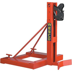 Wesco Industrial Products - 1,000 Lb Load Capacity, 16, 30, 55 & 85 Gal Drum Grab - 28" Wide x 34" High, Steel Wheels - Best Tool & Supply