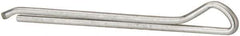 Made in USA - 3/32" Diam x 1-1/4" Long Hammerlock Cotter Pin - Grade 2, Zinc-Plated, Steel - Best Tool & Supply