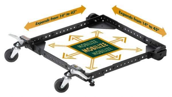 HTC - Universal Machine Bases & Accessories Product Type: Mobile Machine Base Maximum Length (Inch): 43 - Best Tool & Supply