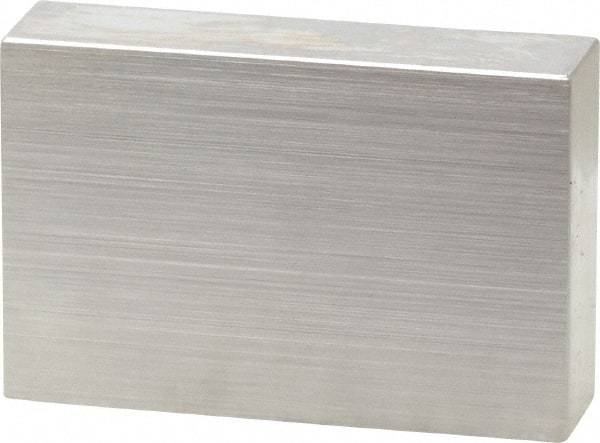 Mitutoyo - 0.9" Rectangular Steel Gage Block - Accuracy Grade 0, Includes Certificate of Inspection - Best Tool & Supply