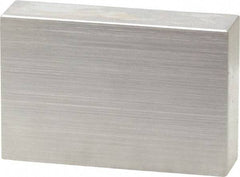 Mitutoyo - 0.9" Rectangular Steel Gage Block - Accuracy Grade 0, Includes Certificate of Inspection - Best Tool & Supply