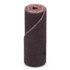 Superior Abrasives - Straight Cartridge Rolls; Maximum Roll Diameter (Inch): 5/8 ; Overall Length (Inch): 1 ; Abrasive Material: Aluminum Oxide ; Grit: 60 ; Pilot Hole Diameter (Inch): 1/8 ; Backing Material: Cloth; Cotton Cloth - Exact Industrial Supply