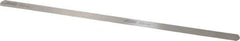 SPI - 0.2mm Thick x 1/2 Inch Wide x 12 Inch Leaf Length, Parallel Feeler Gage - High Carbon Steel - Best Tool & Supply