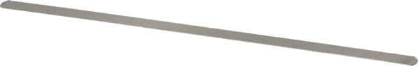 SPI - 0.6mm Thick x 1/2 Inch Wide x 12 Inch Leaf Length, Parallel Feeler Gage - High Carbon Steel - Best Tool & Supply