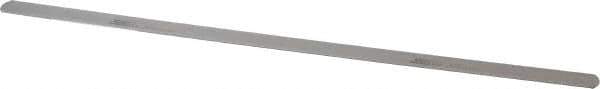 SPI - 0.65mm Thick x 1/2 Inch Wide x 12 Inch Leaf Length, Parallel Feeler Gage - High Carbon Steel - Best Tool & Supply