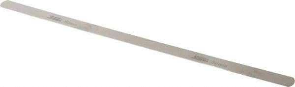 SPI - 0.8mm Thick x 1/2 Inch Wide x 12 Inch Leaf Length, Parallel Feeler Gage - High Carbon Steel - Best Tool & Supply