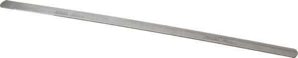 SPI - 0.85mm Thick x 1/2 Inch Wide x 12 Inch Leaf Length, Parallel Feeler Gage - High Carbon Steel - Best Tool & Supply