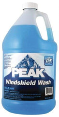 Peak - Water-Based Solution Windshield Washer Fluid - 1 Gal Bottle, 0°  Freezing Point - Best Tool & Supply