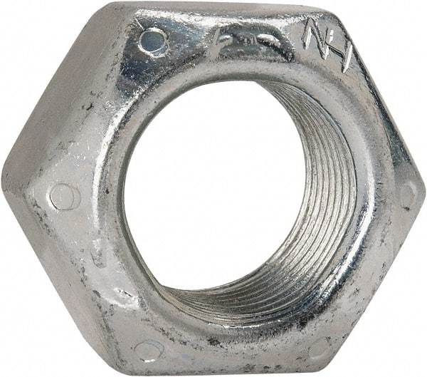 Value Collection - 3/4-16 UNF Grade C Hex Lock Nut with Distorted Thread - 1-1/8" Width Across Flats, Cadmium Clear-Plated Finish - Best Tool & Supply