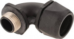 Murrplastik - 3/4" Trade, Nylon Compression Angled Liquidtight Conduit Connector - Noninsulated - Best Tool & Supply