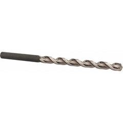 Taper Length Drill Bit: 0.4062″ Dia, 130 ° Bright/Uncoated, RH Cut, Parabolic Flute, Cylindrical Shank, Series 535