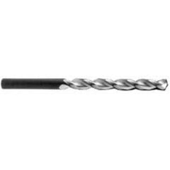 Taper Length Drill Bit: 0.3438″ Dia, 130 ° TiN Finish, RH Cut, Parabolic Flute, Straight Shank, Series 668