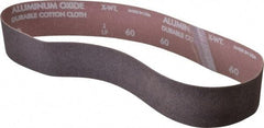 Norton - 2" Wide x 30" OAL, 60 Grit, Aluminum Oxide Abrasive Belt - Aluminum Oxide, Medium, Coated, Series R228 - Best Tool & Supply