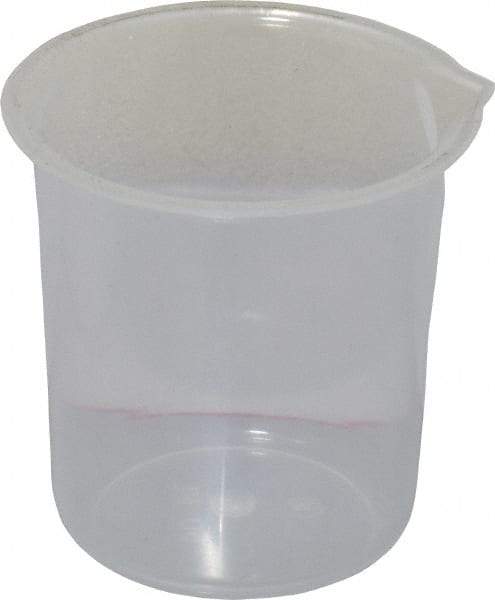 Bel-Art - 50 ml Polypropylene Graduated Beaker - 10 ml Graduation, 2" Diam x 1-61/64" High - Best Tool & Supply