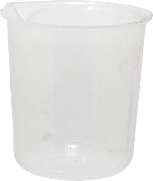 Bel-Art - 150 ml Polypropylene Graduated Beaker - 25 ml Graduation, 2-7/8" Diam x 3-1/64" High - Best Tool & Supply