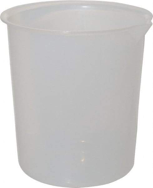 Bel-Art - 4,000 ml Polypropylene Graduated Beaker - 1,000 ml Graduation, 8-29/64" Diam x 9-5/64" High - Best Tool & Supply