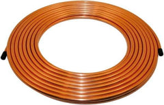 Value Collection - 50' Long, 3/8" OD x 0.245" ID, Grade Alloy 122 Copper Seamless Tube - 0.065" Wall Thickness - Best Tool & Supply