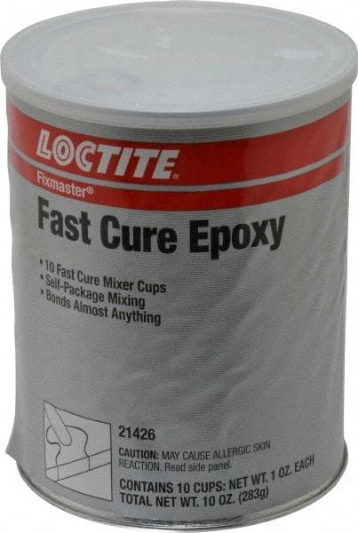 Loctite - 1 oz Can Two Part Epoxy - 5 min Working Time, 1,955 psi Shear Strength, Series Fixmaster - Best Tool & Supply