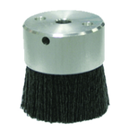 3" Diameter - Maximum Density Crimped Filament MINIATURE Disc Brush - 0.026/120 Grit - Best Tool & Supply