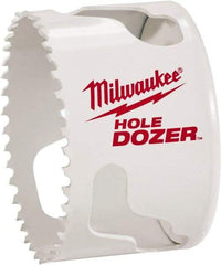 Milwaukee Tool - 1-3/4" Diam, 1-1/2" Cutting Depth, Hole Saw - Bi-Metal Saw, Toothed Edge - Best Tool & Supply