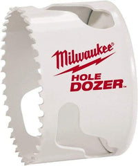 Milwaukee Tool - 1-13/16" Diam, 1-1/2" Cutting Depth, Hole Saw - Bi-Metal Saw, Toothed Edge - Best Tool & Supply