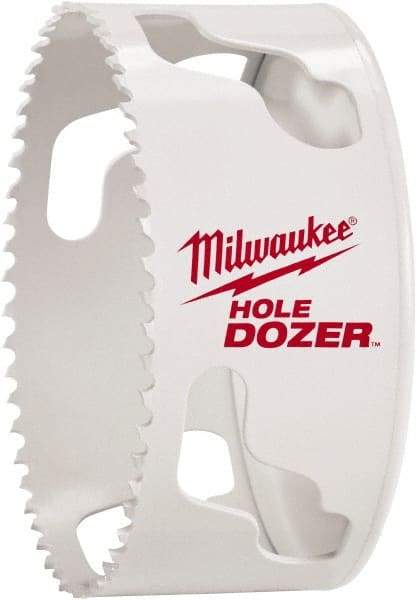 Milwaukee Tool - 3" Diam, 1-1/2" Cutting Depth, Hole Saw - Bi-Metal Saw, Toothed Edge - Best Tool & Supply