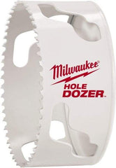 Milwaukee Tool - 3-1/4" Diam, 1-1/2" Cutting Depth, Hole Saw - Bi-Metal Saw, Toothed Edge - Best Tool & Supply