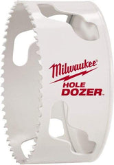 Milwaukee Tool - 3-3/4" Diam, 1-1/2" Cutting Depth, Hole Saw - Bi-Metal Saw, Toothed Edge - Best Tool & Supply