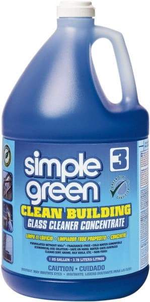 Simple Green - 1 Gal Bottle Unscented Glass Cleaner - Concentrated, Use on Glass Surfaces - Best Tool & Supply